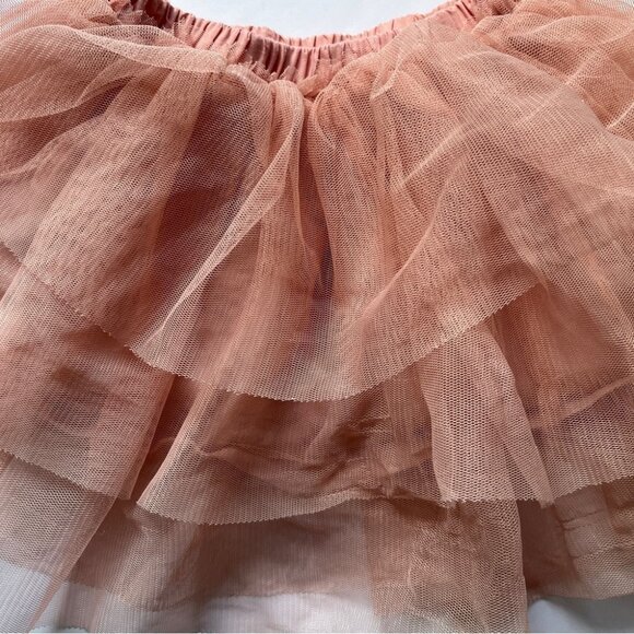 Zara Baby Girl Tutu Pink Feminine Layered Tulle Lined Cotton Sz 12-18  Months - Picture 13 of 14